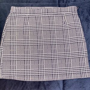 Black and white skirt